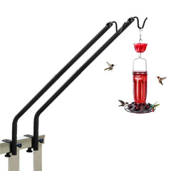 Kingsyard deck hook black adjustable from 27 to 39 inches front view