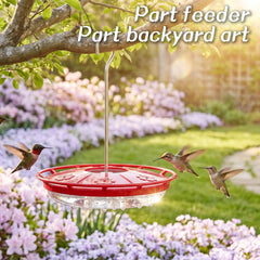 Kingsyard Hummingbird Feeder with included ant moat and hook