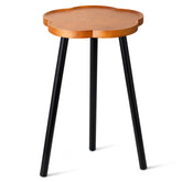 KINNARY Indoor Plant Stand front view with walnut finish