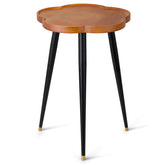 KINNARY Plant Stand Indoor, Walnut Wood, front view