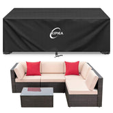 Kipiea 78-inch waterproof patio furniture cover front view