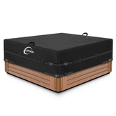 Kipiea Hot Tub Cover 85" L x 85" W black front view
