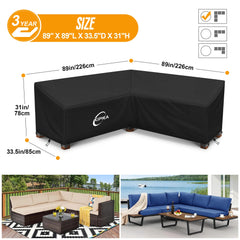 Kipiea sectional cover with adjustable drawstrings and buckles