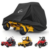 Kipiea Zero Turn Mower Cover in black, front view