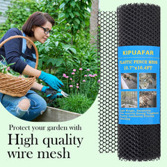 Kipuafar Pet Proof Barrier Net installed as a garden safety barrier