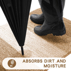 Kitinjoy Indoor Outdoor Door Mat with non-slip backing