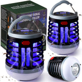 Kittmip Bug Zapper Lantern front view, black color