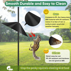 KITVONA squirrel baffle installation accessories included