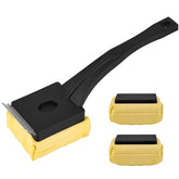 Kitwanda Grill Brush Bristle-Free front view with two extra brush heads