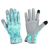 KLDOLLAR Gardening Gloves for Women in green, front view