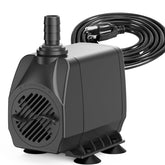 Knifel Submersible Water Pump 660GPH black model front view
