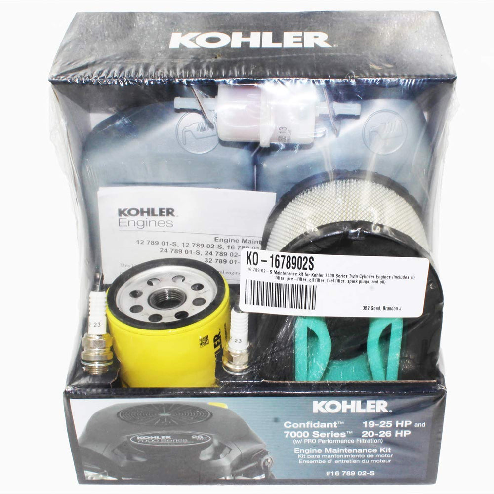 Kohler 16-789-02-S Engine Tune-Up Kit packaging view
