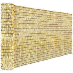 KOIUEYW Bamboo Reed Fencing 3 x 16 FT front view
