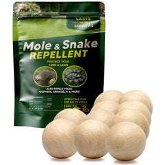 Kopplvn Mole & Snake Repellent 10 pack with green granules