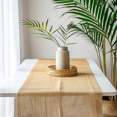 koretech burlap roll showing texture and natural color