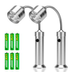KOSIN BBQ Grill Light showing magnetic base and flexible gooseneck