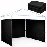 KPROE 10x10 Canopy Sidewall Black front view