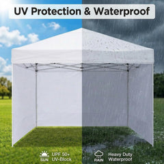 KPROE 10x10 Canopy Sidewalls set up outdoors