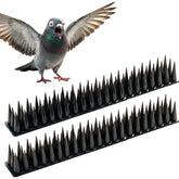KraAra Bird Deterrent Spikes black 6-pack with flexible design