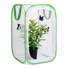 KraAra Insect & Butterfly Habitat Cage front view with mesh panels