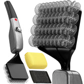 KSNLM Electric Grill Brush front view with three heads
