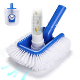 Kulahlik Pool Brush with Vacuum Head front view, blue