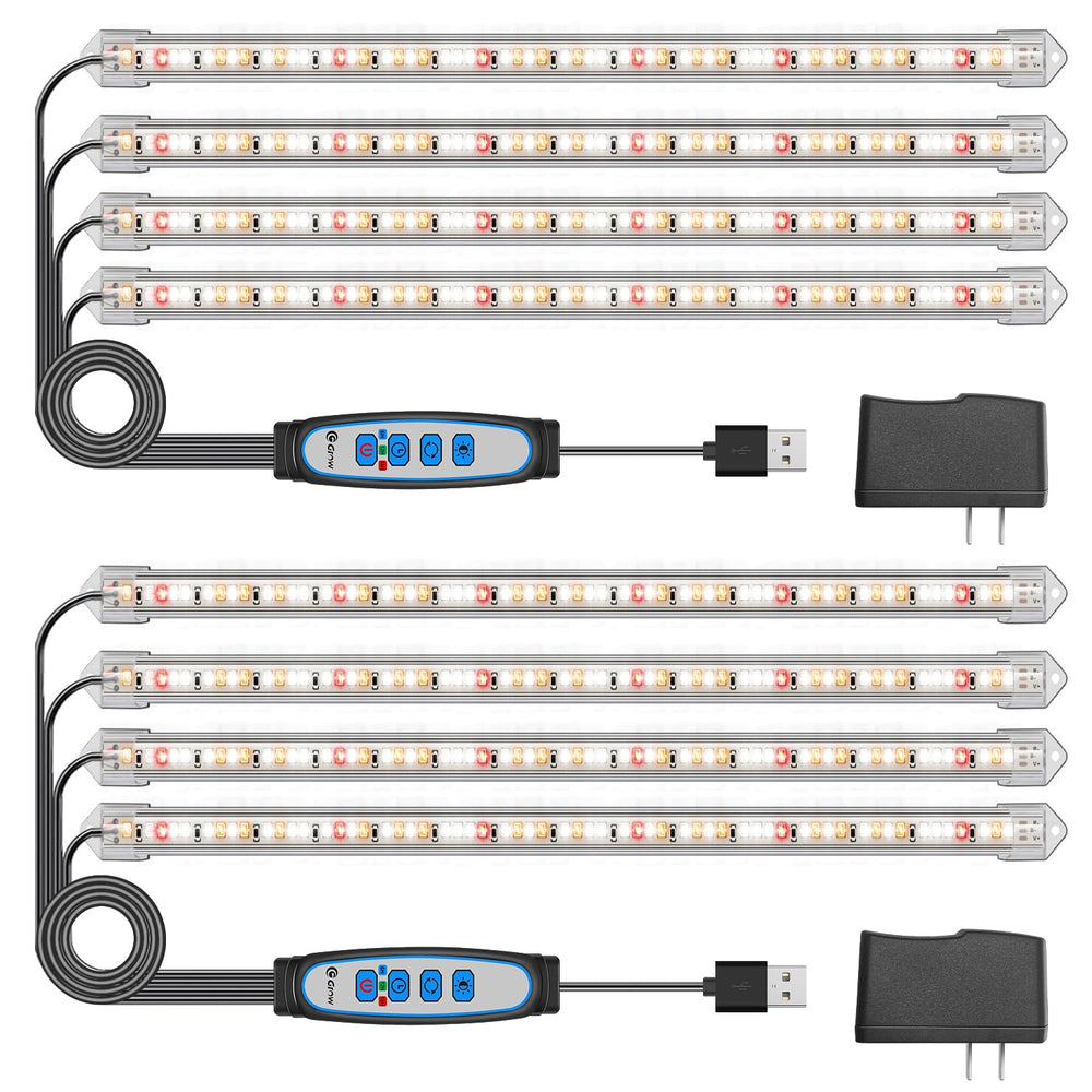 Kullsinss 16in Grow Light Strips front view with four bars