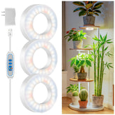 Kullsinss 3.5-inch plant grow light front view with three heads