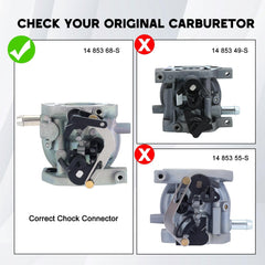 Kuupo XT675 Carburetor with included foam filter and tube