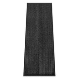 Kuyal Front Door Mat 2'x6' black model front view