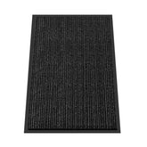 Kuyal Front Door Mat 24x36 black model front view