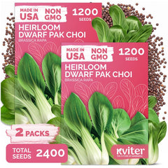 KVITER Baby Bok Choy seeds packet front view