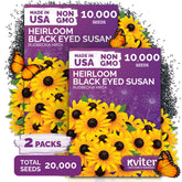KVITER Black Eyed Susan seeds front view packaging