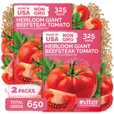 KVITER Giant Beefsteak Tomato Seeds package front view