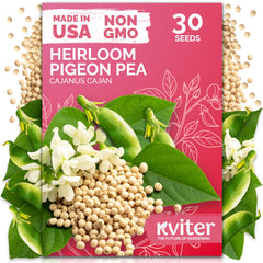 KVITER Guandules Pigeon Pea Heirloom Seeds package front view