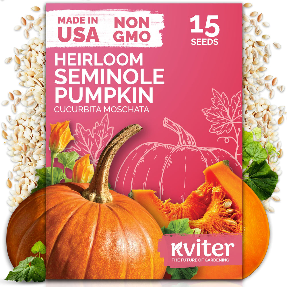 KVITER Heirloom Pumpkin Seeds Pack, front view