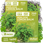KVITER Lemon Balm Herb Seeds pack front view with label