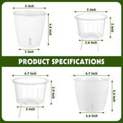 KvyusFlourish Self-Watering Pots displayed in various colours