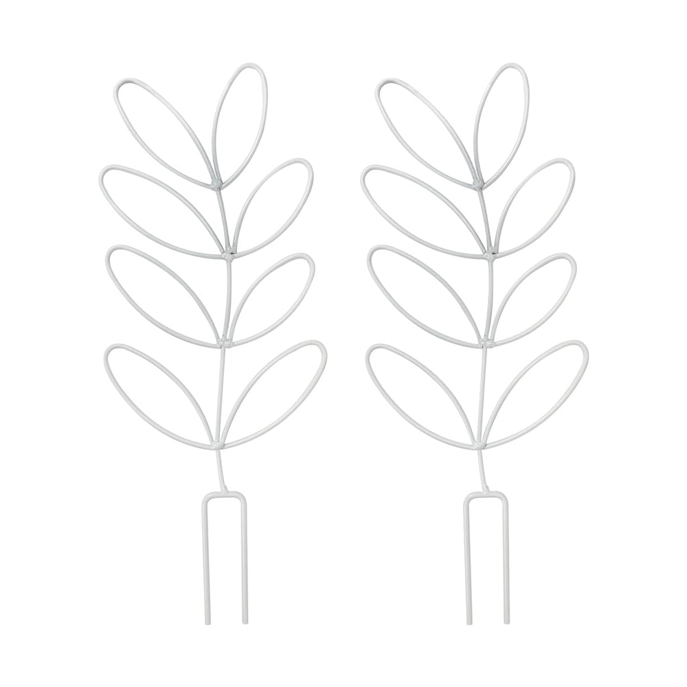 KVZVK Indoor Plant Trellis leaf shape design front view