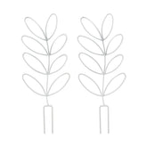 KVZVK Indoor Plant Trellis leaf shape design front view