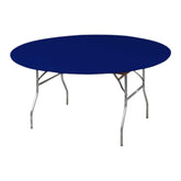 Kwik-Covers 60-inch round navy blue table cover front view