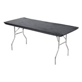 Kwik-Covers 8' rectangle table cover bundle of 5 in black