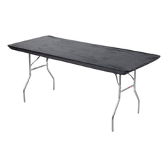Kwik-Covers 8' rectangle table cover bundle of 5 in black