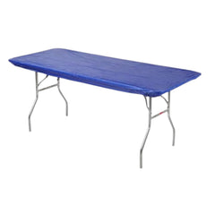 Kwik-Covers bundle of 5 royal blue fitted table covers for 8' tables