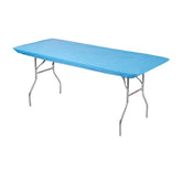 Kwik-Covers light blue table cover front view