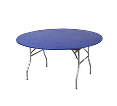 Kwik-Covers Royal Blue 60-inch round fitted table cover front view