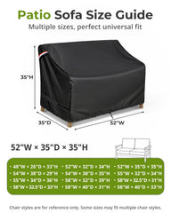 KylinLucky loveseat cover with adjustable straps
