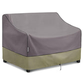 KylinLucky Outdoor Patio Loveseat Cover grey front view