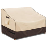 KylinLucky patio sofa cover khaki front view