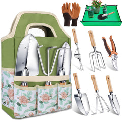 Kynup Garden Tools Set with storage bag front view